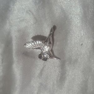 Humming bird 🐦 silver small pendant